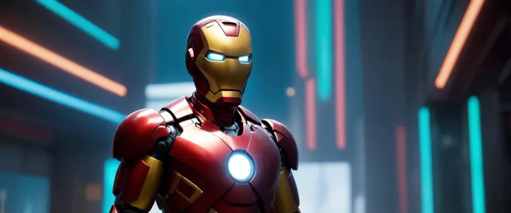 Crimson Dynamo (Iron Man 3 - The Official Game),Mimic,Emily Ratajkowski
futuristic Neon cyberpunk synthwave cybernetic Alan Wieder