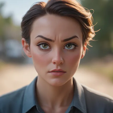 a look of anger ,, MS2
digital cinematic color grading natural lighting cool shadows warm highlights soft focus actor directed cinematography dolbyvision Raymond Depardon and by Gladys Dawson