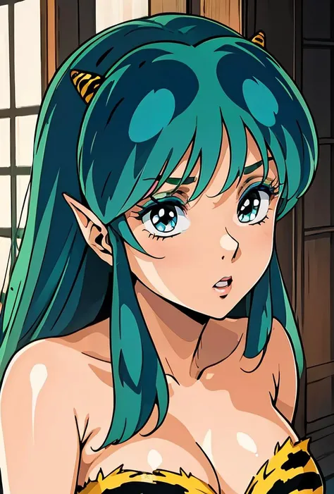 1 Female,High definition,high resolution,Ultra-realistic,8K, Camula, 1girl, solo,clear skin, long red dress, armlets,clear skin, evil smile,European,sexy,Upper body close-up,Photographed from the front,Dynamic Angles,private teacher,(blush:1.3), big tits, ((nipples)),show ,4k, high resolution, detailed face,((upper body))