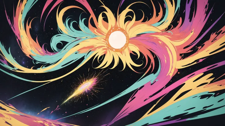 Art By Alex Gray, Psychedelic, Vibrant, Geometric, Detailed, Intricate, Colorful, Abstract Expressionism, trippy, swirls, abstract shapes, multicolored, mesmerizing, sparks, mind blowing, visually stunning, ethereal, cosmic artwork, visionary art, surrealist art, optical illusion, space age design, kinetic art, ethereal dreamscapes, modern art movement, unreal digital art