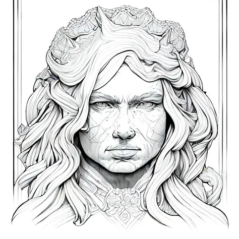 <lora:linebaby:1>lineart:2((best quality)), ((masterpiece)), (detailed), (realistic), girl, Abstract, Vincent van Gogh, Guernica, portrait
