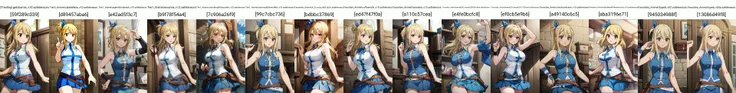 (masterpiece, best quality), intricate details,
<lora:lucy_heartfilia_v1.1:0.8> lucy heartfilia, 1girl, solo, blonde hair, brown eyes, long hair, hair ribbon, large breasts, white shirt, sleeveless, belt, blue skirt,