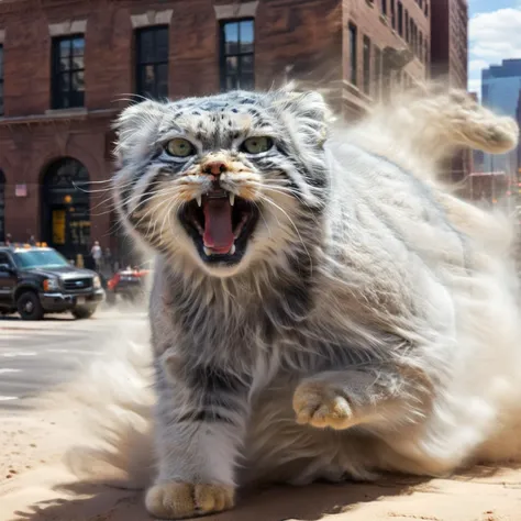 highly detailed photo of a (air elemental) floating above desert, ((s4s the pallas's cat)), open mouth, muscular, white hair, abstract, realistic, depth of field, City street, bus, new york city, photorealistic, cinematic photography,
<lora:RPGAirElementalXL:0.7><lora:s4sV1:1>