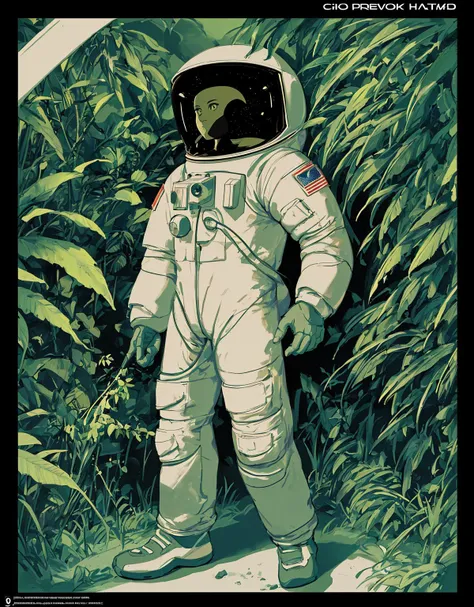 Slight retro color, flat, grainy, riso print style, illustration, low saturation,
"Astronaut in a Jungle" by Syd Mead, cold color palette, muted colors, detailed, 8k <lora:riso_tunan:1>