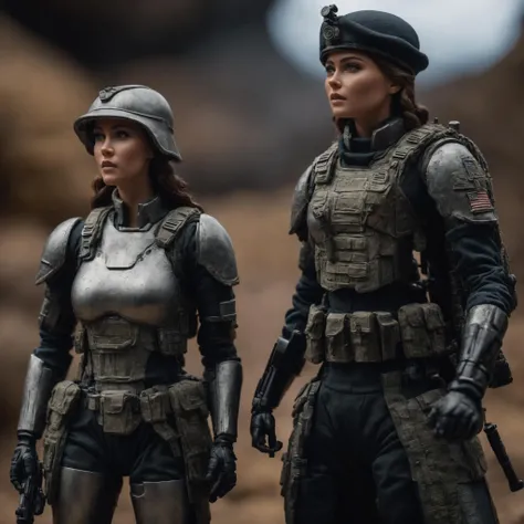 photo AscendentSoldiers style a couple of action figures standing next to each other, 8k, cinematic, detail, 8k, cinematic, detail, grimdark <lora:AscendentSoldiersXL-16-8-8-1-C3lier:1>, detailed, realistic, 8k UHD, high quality, lifelike, precise, vibrant, absurdres,