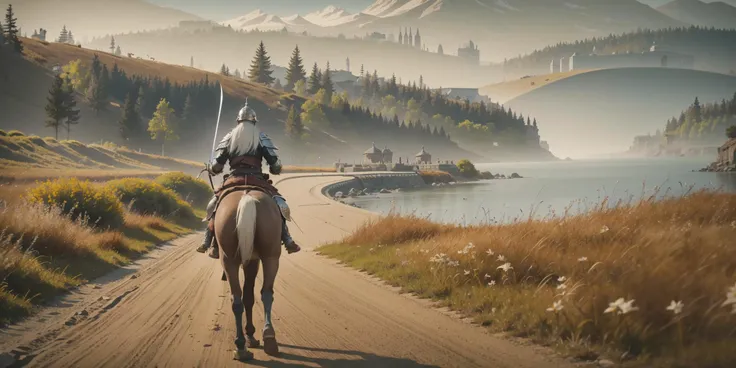 <lora:Shadowland:0.8>,Shadowland,outdoors,1boy,solo,white hair,helm,from behind,zoom layer,facing away,armor,horse,horseback riding,holding weapon,holding sword,weapon,sword,standing,
night,monster,water,1other,, edge quality, perspective silhouette, 8k, best quality, masterpiece, extremely detailed, rule of thirds, photorealistic, superb, HDR, high resolution, sharp focus, photorealistic rendering, extremely detailed description, professional, gorgeous and intricate detail,