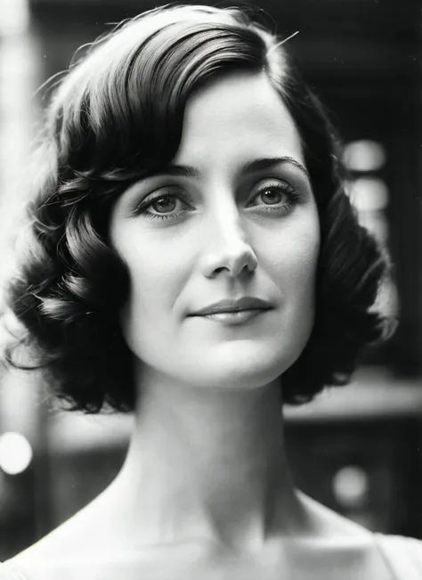 A 1930s professional photograph of sks woman, ((detailed face)), (High Detail), Sharp, 8k, ((bokeh)), <lora:locon_carrie_v1_from_v1_64_32:1.3>