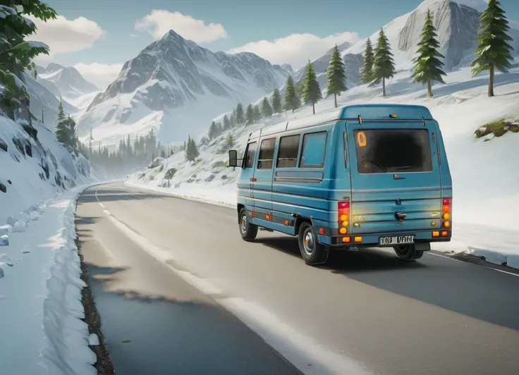 obc08 Van <lora:08_vehicle_obc08:1.0> on a road, 
outside, lush,
nature at background, professional, realistic, high quality,
Icy roads and snow, <lora:general_vehicle:-0.20>