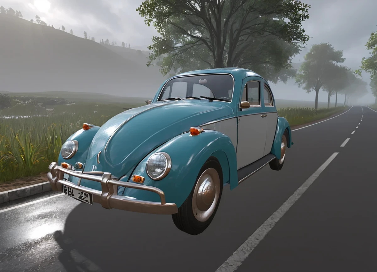 obc22 Car <lora:22_vehicle_obc22:1.0> on a road,
outside, shiny,
nature at background, professional, realistic, high quality,
Overcast with fog patches, <lora:general_vehicle:-0.20>