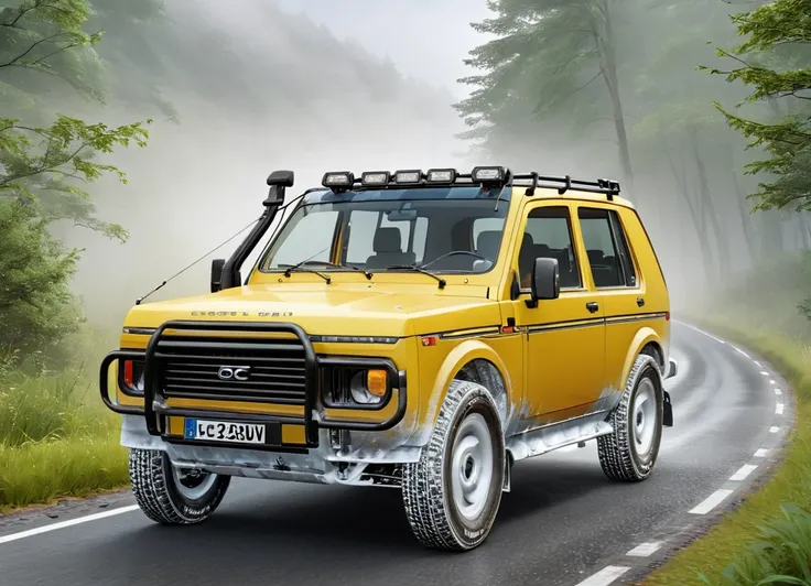 obc20 SUV <lora:20_vehicle_obc20:1.0> on a road,
outside, elastic,
nature at background, professional, realistic, high quality,
Humid with dense fog, <lora:general_vehicle:-0.20>