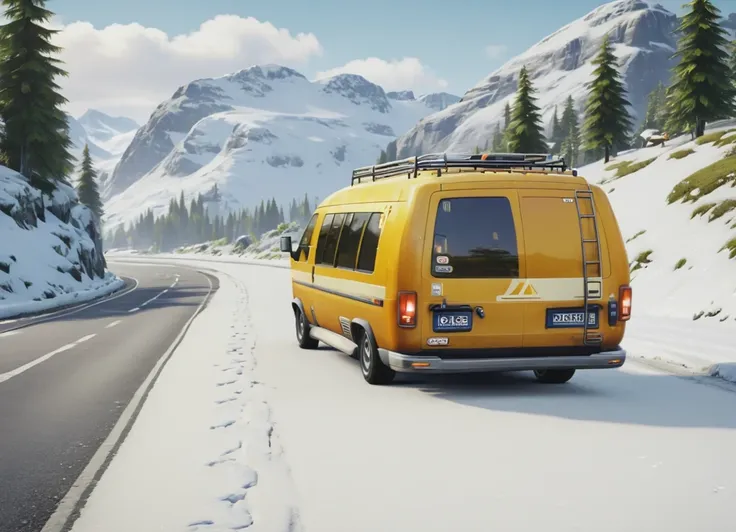 obc11 Van <lora:11_vehicle_obc11:1.0> on a road, 
outside, lush,
nature at background, professional, realistic, high quality,
Icy roads and snow, <lora:general_vehicle:-0.20>