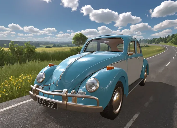 obc22 Car <lora:22_vehicle_obc22:1.0> on a road, 
outside, superficial,
nature at background, professional, realistic, high quality,
Partly cloudy with sun, <lora:general_vehicle:-0.10>