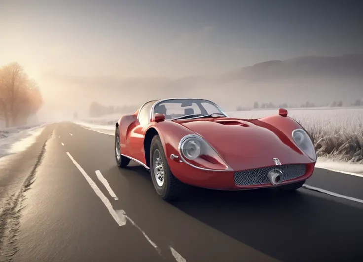 obc14 Car <lora:14_vehicle_obc14:1.0> on a road,
outside, epic,
nature at background, professional, realistic, high quality,
Morning frost and fog, <lora:general_vehicle:-0.15>