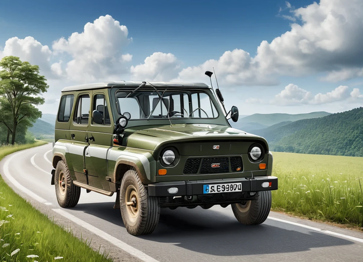 obc19 SUV <lora:19_vehicle_obc19:1.0> on a road,
outside, funny,
nature at background, professional, realistic, high quality,
Humid and partly cloudy, <lora:general_vehicle:-0.05>