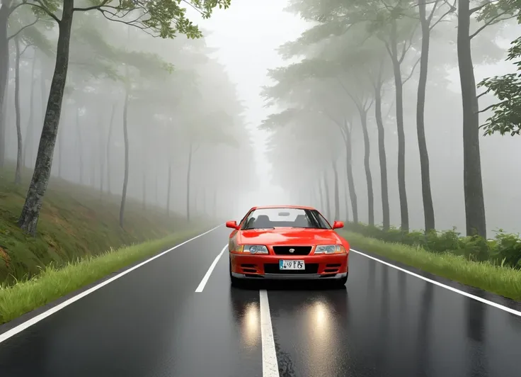 obc18 Car <lora:18_vehicle_obc18:1.0> on a road, 
outside, elastic,
nature at background, professional, realistic, high quality,
Humid with dense fog, <lora:general_vehicle:-0.20>