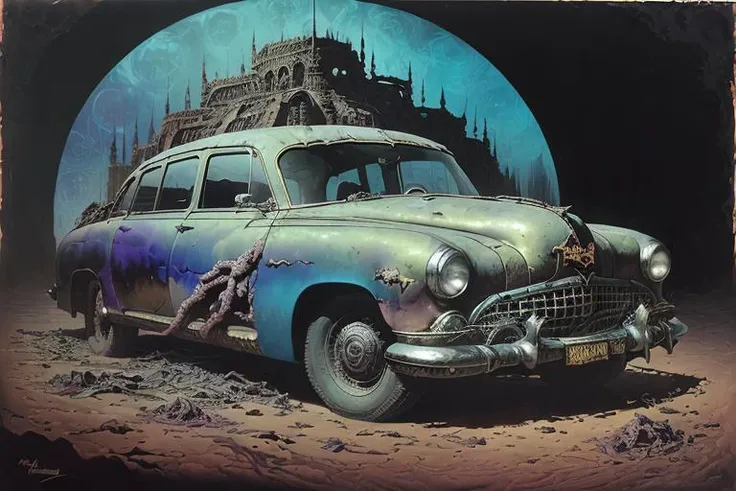 methurlant, HudsonHornet, <lora:methurlant:0.5>, (intricate, atmospheric, surreal, gritty, cinematic, stylized, contrast, comic, eerie, stylized, cybernetic, futuristic, dystopian), Mysterious,Abyss, (Simultaneous contrast:1.1), (Space:1.1), (Gouache:1.1), (Twilight:1.2), Stone, Hexagon, ultra detailed, intricate, oil on canvas, dry brush, (surrealism:1.1), (disturbing:1.1)