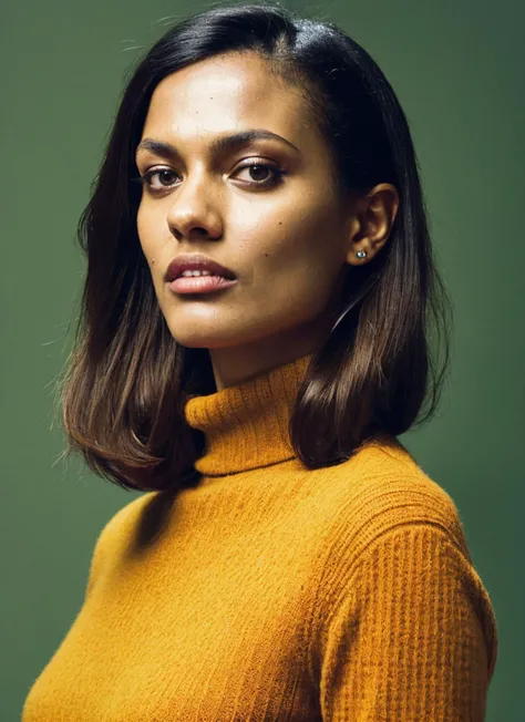 analog style, modelshoot style, A stunning intricate full color portrait of (sks woman:1),wearing a black turtleneck, epic character composition, by ilya kuvshinov, alessio albi, nina masic, sharp focus, natural lighting, subsurface scattering, f2, 35mm, film grain, <lora:locon_freema_v1_from_v1_64_32:1.3>