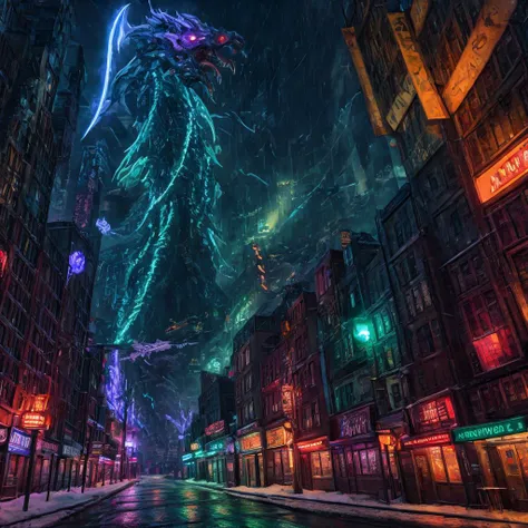 (neon:0.4),(street:0.4),(snow:0.4),(metropolis:0.5),(dragon:0.5),(Man-of-war:0.5),(ship of the line:0.3),(glowing lights:0.1),(city:0.2),(evening:0.4),(HDR:0.1),<lora:neon_palette_offset:0.166>,(aurora borealis:0.2),