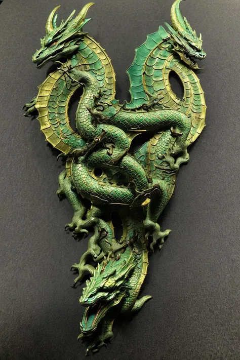 <lora:bronze:1> bronze dragon