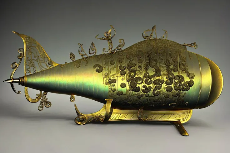 <lora:bronze:1> bronze zeppelin
