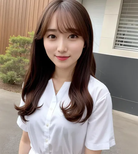 1girl, looking at viewer, upper body, <lora:MoriyaRena:0.7>,