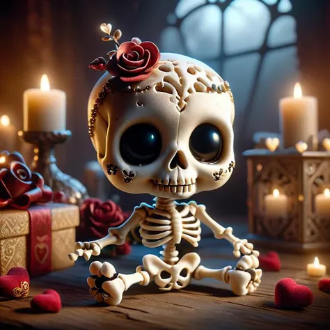 award-winning photography of a ral-smlvltnpls skeleton with cold grin, glowing, whimsical, enchanted, magical, fantasy art concept, intricate details, masterpiece, best quality, realism, hyper realistic, <lora:ral-smlvltnpls-sdxl:0.8>