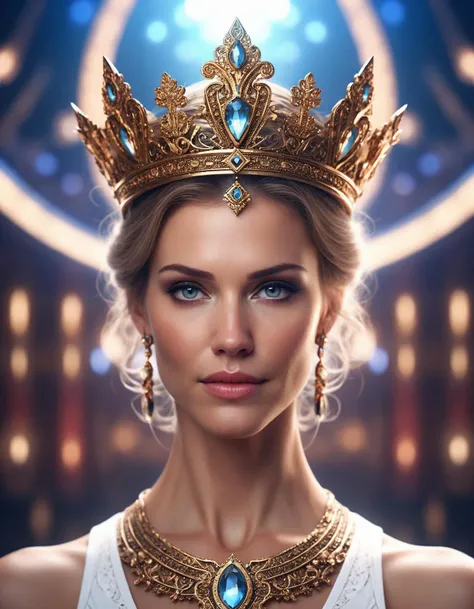 cinematic photo highly detailed portrait of ((ohwx woman)) as an elegant goddess, ornate crown, beautiful symmetrical face, digital painting, artstation, concept art, smooth, clear focus, illustration, greg rutkowski, artgerm, global lighting, detailed and fantasy    <lora:triciahelfer_dh128_v1:1> . 35mm photograph, film, bokeh, professional, 4k, highly detailed