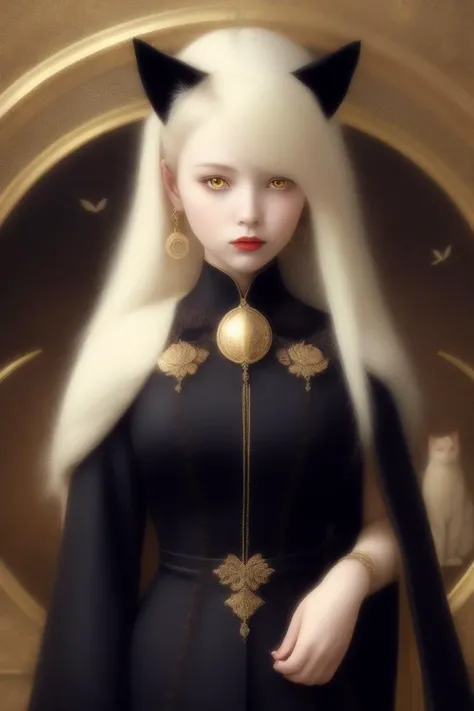 a profesional picture of 1girl Xarita - albino white skin, (((extremally white skin))) grim reaper cloak, small brests, big gold eyes (((cat eyes))), eyelinear, gothic, black lipstick, silver earrings, silver braclet, very long black hair, extremally long hair BREAK, ultrasharp, ultradetailed, perfect quality, masterpiece, intricated details, ultra clear, <lora:add_detail:0.4>, <hypernet:sxzBloom_sxzBloom:0.3>, AS-YoungerV2 hotify, vivid colors by Victo Ngai by Greg Simkins <lora:红èçé¾å®æç:0.72> photo_focus
