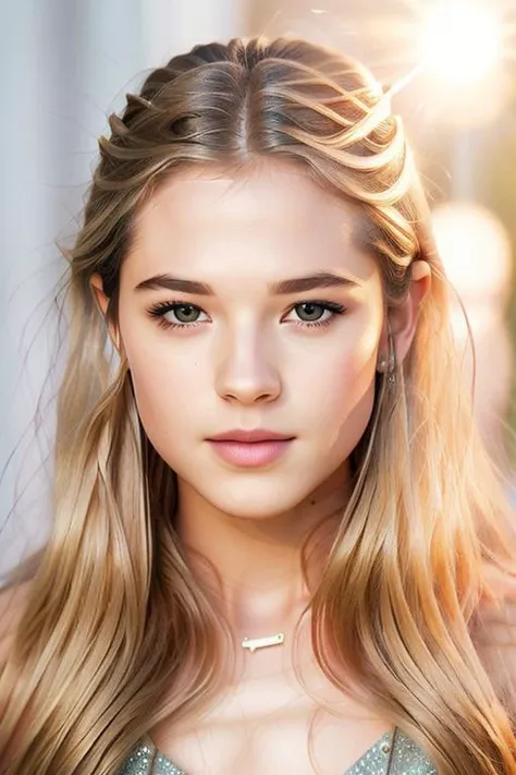 a stunning portrait of GabriellaWilde canon 5D, cinematic lighting, bokeh, shallow depth of field, light rays, golden hour, edge-lit <lora:epiCRealismHelper:1> <lora:bo_20230920135652:1>