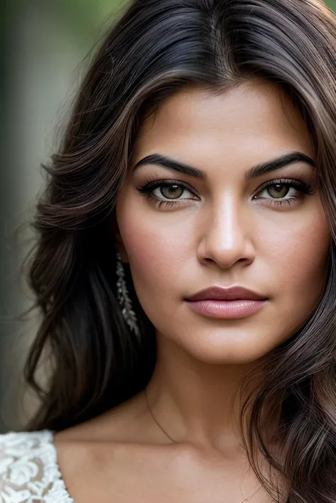 beautiful woman (J4cqu3l1n3F3rn4nd3z:.99),  beautiful hair  , ((portrait)), (closeup:1.2), ((from the waist up)), (((  An interactive augmented reality geography app, allowing users to explore and learn about different countries and landscapes :1.2 ))), natural skin texture, ((makeup:1.2)),  ((  High-low dress :1.2)), 24mm, 4k textures, soft cinematic light, adobe lightroom, photolab, hdr, intricate, elegant, highly detailed, sharp focus, ((((cinematic look)))), soothing tones, insane details, intricate details, hyperdetailed, low contrast, soft cinematic light, exposure blend, hdr, faded, now, ("I've got a bad feeling about this.":1.1)