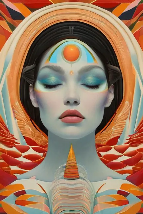 <lora:ARTFULLYORACLESDXL-V1:0.5>,oracle,geometric,abstract,surreal,female,beautfiul,mystical,