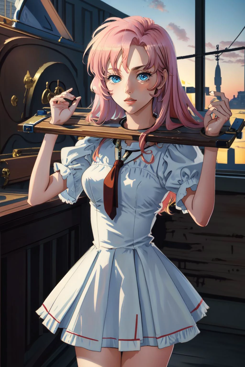 (masterpiece, best quality), intricate details,
1girl, <lora:TenjouUtenaV2_2:0.8>tenjou utena, <lora:Concept-pilloryV2:0.8> pillory,