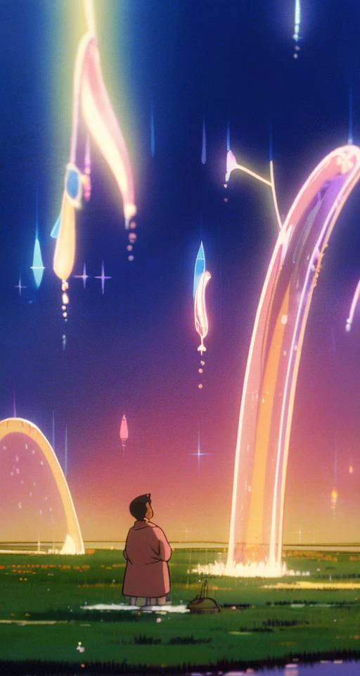 A dynamic Establishing Shot of 1boy of (Nghiêm Quang Ngá»:1.3) full of Ethereal Glow and Ethereal,Mysterious, that Mystic, Cone| Liquid crystal} magic:1.0) Healing Waters, ghibli,
