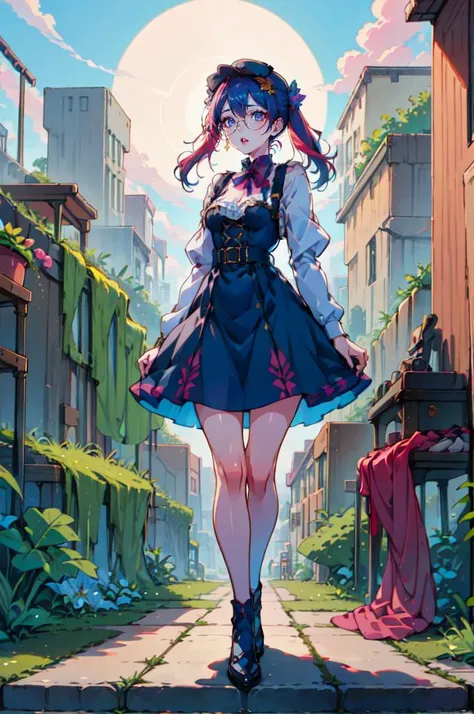 <lora:edgFantasyDress:1> edgFantasy_dress, wearing edgFantasy_dress, <lora:LIP:1> (LilyPichuTI:0.9), glasses,, absurdres, ultra detailed, masterpiece, best quality, aesthetic, detailed,