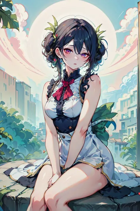 <lora:edgFantasyDress:1> edgFantasy_dress, wearing edgFantasy_dress,   <lora:AVT:1> AveTetsuyaTI,, absurdres, ultra detailed, masterpiece, best quality, aesthetic, detailed,