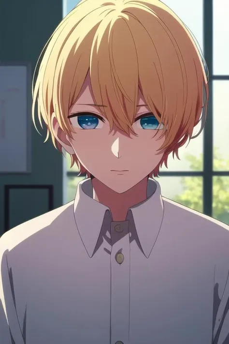 masterpiece, best quality, high quality, 1boy, solo, male focus, looking at viewer, upper body, <lora:hoshino_aquamarine:0.70>, hoshino_aquamarine, <lora:animemix_v3_offset:0.25>