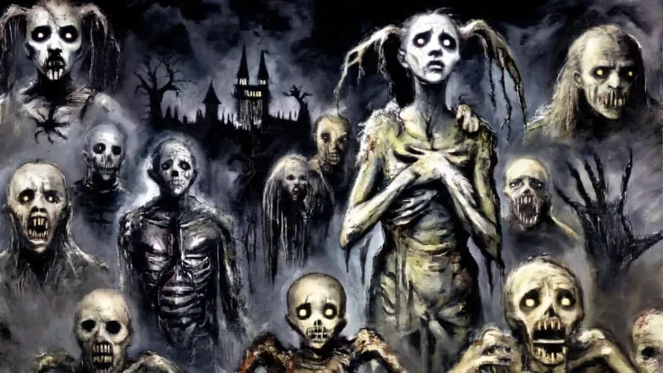 Horror-themed <lora:CBarkerAIXL:1>,horror (theme) cbarkerai,we have such good things to show you . Eerie, unsettling, dark, spooky, suspenseful, grim, highly detailed