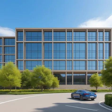 (masterpiece), best quality,8K,no humans, outdoors,
chanyeyuan,industrial park,
building, scenery,blue sky, city,(grass:0.7), day,(tree:0.6),road,car,window, <lora:ZSIndustrialParkV1.0-000046:0.5>