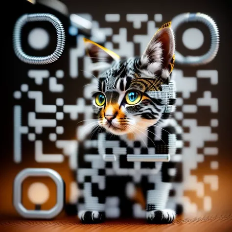 a cute kitten made out of metal, (cyborg:1.1), ([tail | detailed wire]:1.3), (intricate details), hdr, (intricate details, hyperdetailed:1.2), cinematic shot, vignette, centered