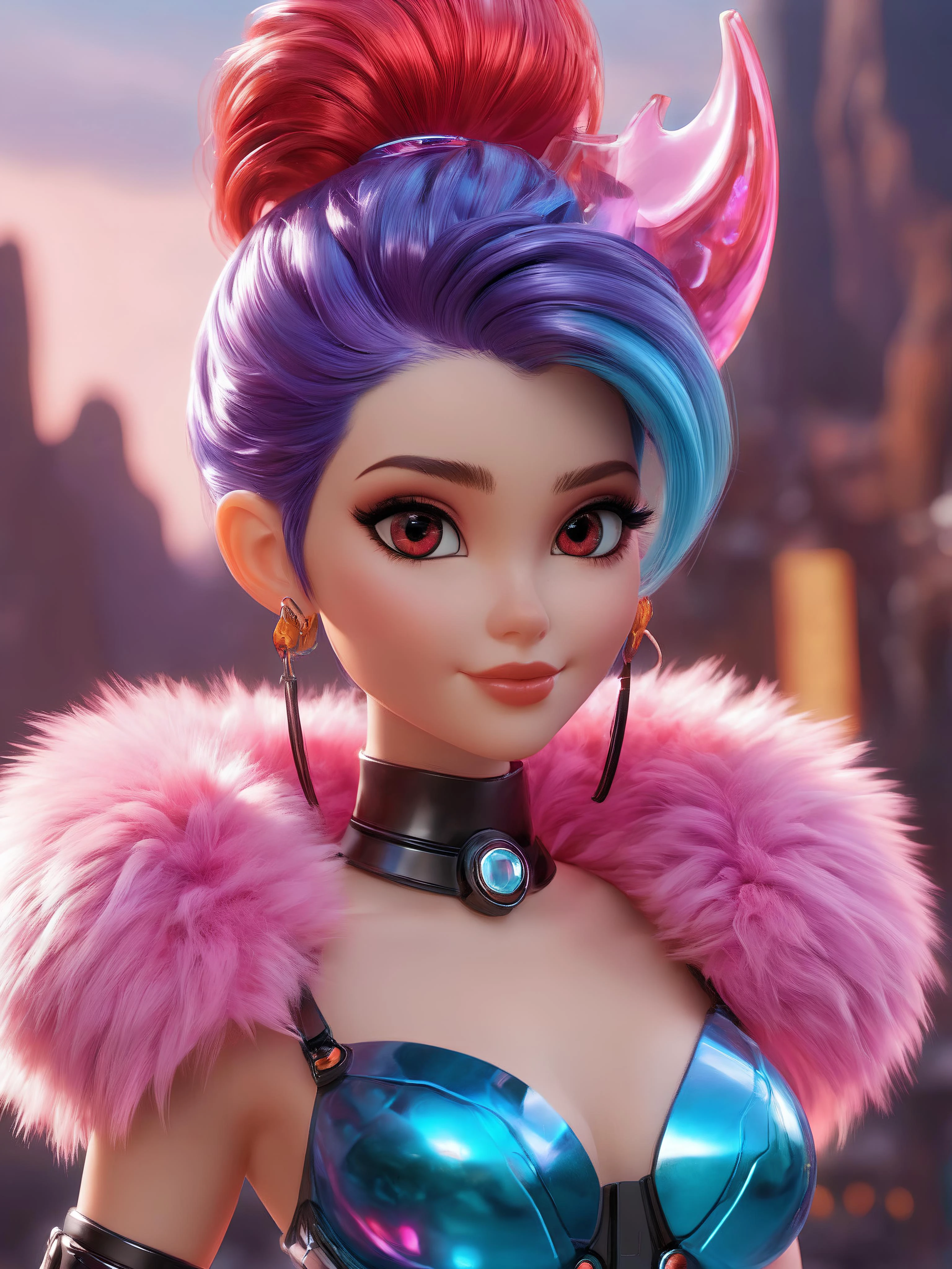 professional 3d model hologram of 3d fluffy ethereal fantasy concept art of neonpunk style long shot scenic professional photograph of cinematic photo breathtaking Masterpiece, maximum fidelity, ultra high detail, ultra HD, Panavision Millennium DXL2 8k photograph of a cinematic ethereal fantasy concept of breathtaking masterpiece, epic sexual fantasy, exquisitely explicit,(blue hair, red metal, dalmatian fur, pink eyes), superior breasts, (cheeky grin:1.1), punk, wild, (rockstar queen:1.2), style of andre yidim,
<lora:ahx_v1:0.4> <lora:age_slider_v2:1> <lora:add_detail:0.3> <lora:perky_breasts1:0.4> <lora:eddiemauroLora2:1> emauromin style <lora:epi_noiseoffset2:1.2> <lora:Glass:0.8> Glass <lora:breastsizeslideroffset:-0.7> <lora:pornmasterAmateur_fullV6-inpainting:1> r/LegalTeens r/adorableporn r/xsmallgirls, <lora:Loraeyes_V1:0.15> (plastic kids toy render, shiny hard plastic) . award-winning, professional, highly detailed . 35mm photograph, film, bokeh, professional, 4k, highly detailed, perfect viewpoint, highly detailed, wide-angle lens, hyper realistic, with dramatic sky, polarizing filter, natural lighting, vivid colors, everything in sharp focus, HDR, UHD, 64K . cyberpunk, vaporwave, neon, vibes, vibrant, stunningly beautiful, crisp, detailed, sleek, ultramodern, magenta highlights, dark purple shadows, high contrast, cinematic, ultra detailed, intricate, professional . magnificent, celestial, ethereal, painterly, epic, majestic, magical, fantasy art, cover art, dreamy, closeup cute and adorable, cute big circular reflective eyes, long fuzzy fur, Pixar render, unreal engine cinematic smooth, intricate detail, cinematic floating in space, a vibrant digital illustration, dribbble, quantum wavetracing, black background, behance hd . octane render, highly detailed, volumetric, dramatic lighting