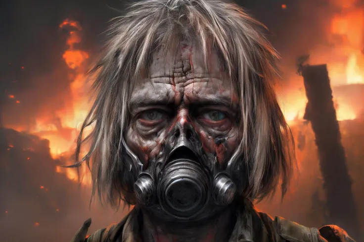<lyco:lyco_humans_v10:1.0>,a face selfie portrait
of the last survivor of the nuclear fallout,burn tattered,bruised,dirty,seattle,