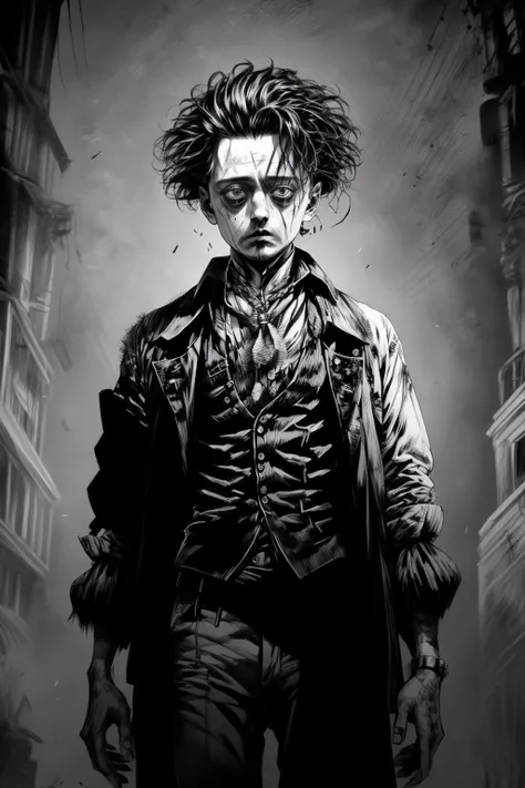 <lyco:itoStyleLoRA:1.0>
jhonny depp, sweeney todd, tim burton , ink lineart, 8k, 4k, (highres:1.1), best quality;