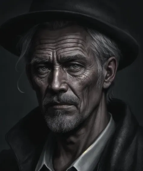 portrait, oldman, by Lee Jeffries, details <lora:LowRA:0.5>