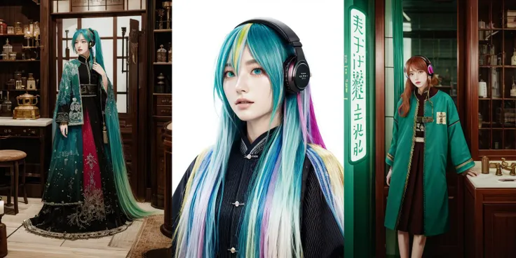 (otherworldly), highly insanely detailed, masterpiece, top quality, best quality, highres, 4k, 8k, RAW photo, (very aesthetic, beautiful and aesthetic), 
__lazy-wildcards/cosplay-char/vocaloid/hatsune_miku/prompts__, 
<lora:miku_bagua:1>, 
1girl, solo, 
(__lazy-wildcards/char/haircolor__), 
__lazy-wildcards/dataset/background__,âââ