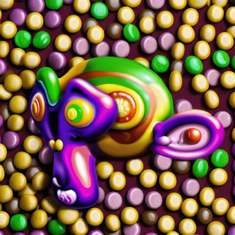 (s8z4n style), candies in wonka's factory