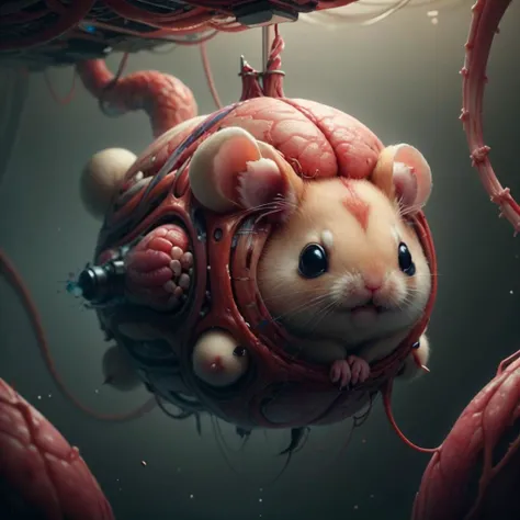 <lora:PokemonDna-20:1>, (pokemondna:0.8) , organic hamster, rodent, <lora:VascularTech-20:0.6>, VascularTech, scifi, inner glow, bones , closeup