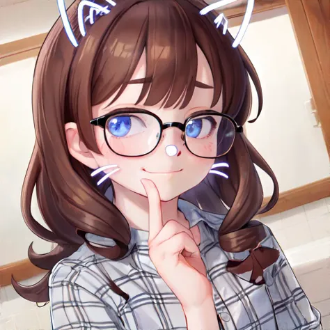 <lora:bzl:0.8>, <lora:catfacefilter:1.00>, catfacefilter, face filter, drawn ears, drawn nose, drawn whiskers, bzl_test, glasses, (blue|grey) eyes, curly brown hair, flannel shirt, (freckles:0.4), closed smile, masterpiece, 8k, high resolution, shallow depth of field, sharp focus