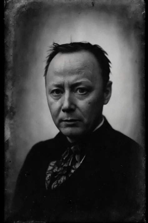 limmy, ominous, eerie, DAGUERREOTYPE, black and white photo, haunted, ((occult)), (black mass), Gothic, horror, Victorian, <lora:limmy:1>