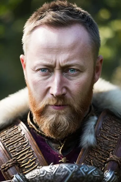 An intricate full color portrait of limmy:1 as (viking warrior), (barbarian), epic character composition, by ilya kuvshinov, alessio albi, nina masic, sharp focus, natural lighting, subsurface scattering, f2, 35mm, film grain,  <lora:limmy:0.8>