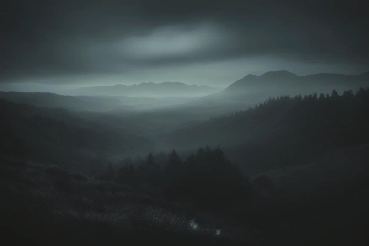 dark mysterious landscape